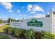 Brookhaven Village entrance sign, 55+ community at 6399 Lolly Bay Ne Loop, Winter Haven, FL 33881