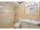 Bathroom with shower, toilet and vanity at 79 Lake Villa Way, Kissimmee, FL 34743