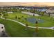 Aerial view of community amenities including a basketball court at 8929 Amelia Downs Trl, Kissimmee, FL 34747
