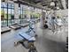 Modern fitness center with a variety of equipment at 8929 Amelia Downs Trl, Kissimmee, FL 34747