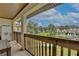 Private balcony overlooking the community and green space at 600 Northern Way # 1608, Winter Springs, FL 32708