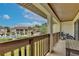 Private balcony overlooking the community pool and green space at 600 Northern Way # 1608, Winter Springs, FL 32708