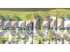 Aerial view of houses and streets in a residential neighborhood at 12755 Oulton Cir, Orlando, FL 32832