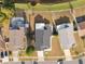 Aerial view of home and surrounding houses at 3149 Bear Path, Kissimmee, FL 34746