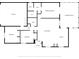 Floor plan showcasing a 3 bedroom, 2 bath home at 3149 Bear Path, Kissimmee, FL 34746