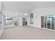 Sunroom with ceiling fan and sliding glass doors at 3149 Bear Path, Kissimmee, FL 34746