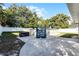 Above ground pool in backyard with large grassy area at 36 Marigold Ln, Debary, FL 32713