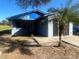 Newly painted light blue house with a spacious yard at 3733 Mohawk Dr, Mount Dora, FL 32757