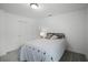 Bright bedroom with a double bed and carpet flooring at 4932 Mainsail St, Haines City, FL 33844