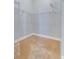 Large walk-in closet with wire shelving; provides ample storage space at 5810 Penney Ln, The Villages, FL 32163