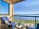 Serene balcony boasting a picturesque lake view at 16300 County Road 455 # 610, Montverde, FL 34756