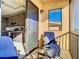 Balcony with partial kitchen view and relaxing seating at 16300 County Road 455 # 610, Montverde, FL 34756