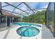 Inviting screened-in pool and spa at 344 Barbera Dr, Davenport, FL 33897
