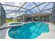 Relaxing screened pool and spa with plenty of space for lounging at 344 Barbera Dr, Davenport, FL 33897