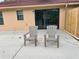 Relaxing patio area with two chairs at 1915 Sw 34Th Court Ct, Ocala, FL 34474