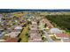 Aerial view of a neighborhood showcasing houses and a vast expanse of lush greenery at 17846 Se 125Th Cir, Summerfield, FL 34491