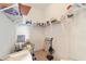 Shelved closet with plenty of storage space at 17846 Se 125Th Cir, Summerfield, FL 34491
