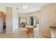 Kitchen with view into living room and patio at 17846 Se 125Th Cir, Summerfield, FL 34491
