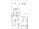 Two-bedroom, two-bathroom floor plan featuring open dining and living area at 415 Se 1St Ave # 104-A, Ocala, FL 34471