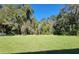 Spacious backyard with a tree line and grassy area at 7830 Sw 103Rd Loop, Ocala, FL 34476