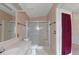 Bathroom with shower, toilet and sink at 1618 Cypress Pt, Lady Lake, FL 32159