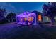 Covered patio with lighting and outdoor furniture at 2291 Nw 59Th Ter, Ocala, FL 34482