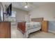 Second bedroom with double bed and plenty of closet space at 4320 Se 106Th St, Belleview, FL 34420