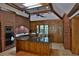 Spacious kitchen with island, double ovens, and brick accents at 1321 Sw 42Nd St, Ocala, FL 34471
