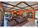 Spacious game room with pool table, seating area, and wet bar at 1321 Sw 42Nd St, Ocala, FL 34471
