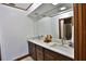 Bathroom with double vanity and updated countertops at 1321 Sw 42Nd St, Ocala, FL 34471
