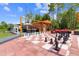 Outdoor space with giant chessboard and seating area at 14181 Se 211Th Court, Umatilla, FL 32784