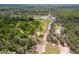 Aerial view of large property with various buildings at 14181 Se 211Th Court, Umatilla, FL 32784