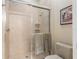 Bathroom with shower and toilet at 3051 Sw 41St Pl, Ocala, FL 34474