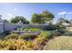 Gated entrance to Ravendell community with landscaping and signage at 3051 Sw 41St Pl, Ocala, FL 34474