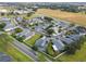 Aerial view of residential neighborhood with houses and streets at 3051 Sw 41St Pl, Ocala, FL 34474