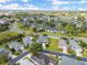 Aerial view of community, showcasing various homes and landscaping at 3051 Sw 41St Pl, Ocala, FL 34474