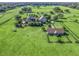 Bird's-eye view of a luxurious country estate on sprawling acreage at 10621 Sw 11Th Ter, Ocala, FL 34476