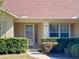 Single-story house with a covered entryway at 10787 Sw 53Rd Cir, Ocala, FL 34476