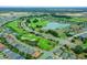 Aerial view of home in golf course community at 3554 Nw 55Th Cir, Ocala, FL 34482