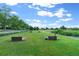 Community lawn games area with horseshoe pits at 3554 Nw 55Th Cir, Ocala, FL 34482