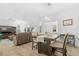 Casual dining area with table and chairs, adjacent to the living room at 3554 Nw 55Th Cir, Ocala, FL 34482