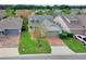 Aerial view of the house and surrounding neighborhood at 3554 Nw 55Th Cir, Ocala, FL 34482