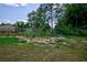 Lush garden with various plants, including corn and banana trees at 567 Silver Course Run, Ocala, FL 34472