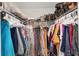 Large walk-in closet with ample hanging space and shelving at 3235 Se 43Rd Ave, Ocala, FL 34480