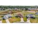 Aerial view of three houses on a residential street at 3235 Se 43Rd Ave, Ocala, FL 34480