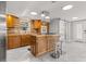 Updated kitchen featuring wood cabinets and a gas range at 11782 Sw 140Th St, Dunnellon, FL 34432