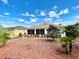 Landscaped backyard with palm trees at 15338 Sw 14Th Avenue Rd, Ocala, FL 34473