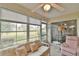 Bright sunroom offering ample natural light and backyard views at 5247 Nw 18Th St, Ocala, FL 34482