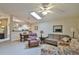 Open concept living room and kitchen area at 5247 Nw 18Th St, Ocala, FL 34482