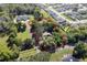 Aerial view of property with red boundary lines at 3751 Se 3Rd Ave, Ocala, FL 34471